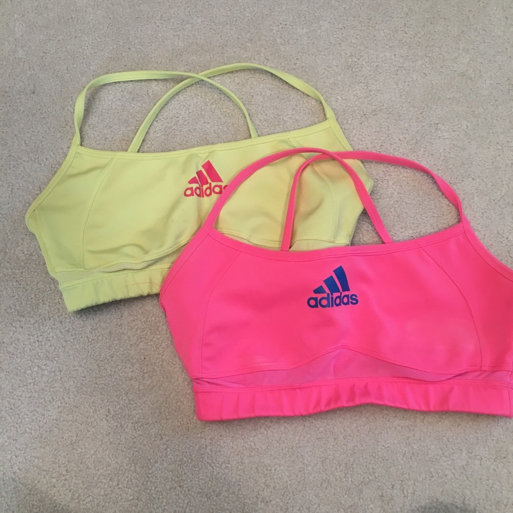 Two Adidas Sports Bras